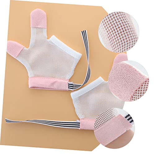 BESPORTBLE Hand Correction Device Stop Sucking Gloves for Boys and Girls Born Mittens Finger Sucking Guard Newborn Hand Compression Gloves2