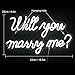 Will You Marry Me Neon Sign Marry Me Sign White Led Wedding Sign Neon Wedding Sign Neon Letters for Proposal Decorations,Wedding Party,Valentines Day,Girlfriend