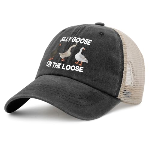 Image of Funny Silly Goose Hat Silly Goosee On The Loose Hat for Women Dad Hats Funny Hats