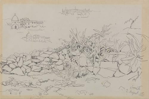 Affiches et Gravures Août de Sorrente Grand Format Toile Habillage Mur