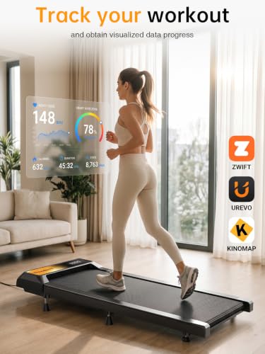 Walking Treadmill Pad with Adjustable 8% Incline for Home Office