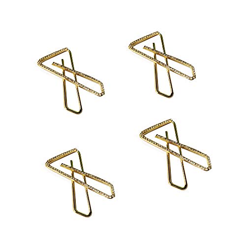 Juego de 4 pines decorativos dorados Cover