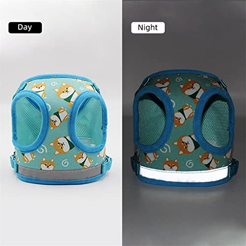 Doux Pet Chien Harnais Gilet Pas de Traction Réglable Chihuahua Chiot Chat Harnais Laisse Ensemble pour Petit Moyen Chiens Manteau