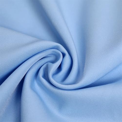 Chemise décontractée manches courtes bleu M au toucher fin et doux premium