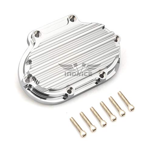 Happy-Motor Gauge Transmission Side Cover For Harley Davidson Touring Softail Dyna Models 2008-2013 Chrome Transmission Cover #TOP30