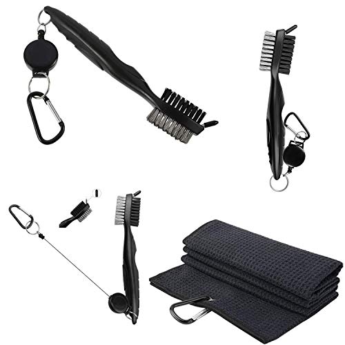 Comparte este contenido con los demás golfistas Buffer Email Print Facebook Linkedin Telegram Pinterest Twitter Whatsapp Comienza a entrenar con tu propio entrenador personal Pulsa aqui 👆 si quieres tener un estilo de vida mas saludable n-Golf-para-Toalla-Limpieza-Kit-de-Cepillo-Limpieza-Golf-Ranura-Doble-Cara-Cepillo-de-Limpieza-con-Punta-y-Mosqueton-de-Mejor-Regalo-para-los-Amantes-del-Golf-facil-de-Usar-y-Llevar