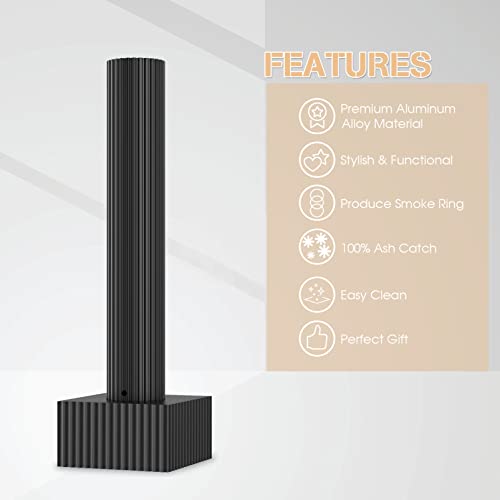 Gomyrod Incense Holder For Sticks [Anti-Ash Flying] Metal Incense-Stick Holder Incense Burner With 9 Incense-Holes Base Holder Ideal For Home Decor - Black #TOP3