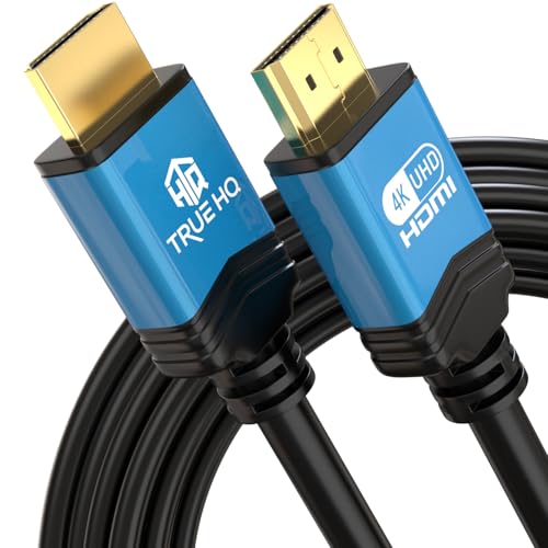 True HQ 20m HDMI Kabel 4K 2.0 Ultra High Speed 18 Gbit/s | 60Hz - 2160p HD, 1080p ARC 3D | Kompatibel mit PS5/PS4, Xbox, Videoüberwachung, Projektor, PC, SKY, Fire TV