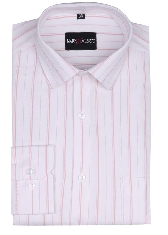 Image of Men's Striped Cotton Formal Shirt