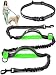 Pet Dreamland Dog Running Leash Hands Free - Medium to Large Dogs (Black & Green)
