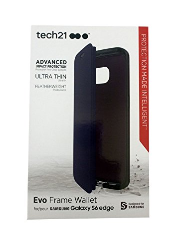 Tech21 Evo Frame Wallet Case Cover for Samsung Galaxy S6 Edge Purple SUPM44793