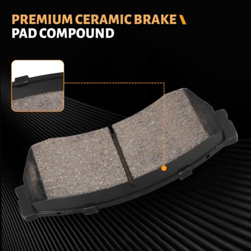 Image of D1192 Front Brake Pads Fit For MAZDA 6 2006-2007 i /s,MAZDA 6 2008-2013 All Models Ceramic Brake Pads 2006 2007 2008 2009 2010 2011 2012 2013 Replacement