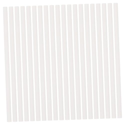 Hemobllo 100 Piezas Chupete Palo para Hacer Dulces Palitos De Piruleta Blanca Color Ventosa Palos De Golosinas Suministros para Pasteles Casero Forma Hornada Palitos De Dulces Blanco Papel
