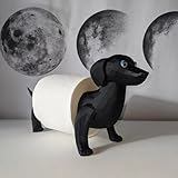 Tissue Paper Roll Storage Stand, Funny Toilet Paper Roll Holder, Animal Shaped Holder for Countertop Kitchen Toilet Farmhouse Bathroom Decor Housewarming Gift (Dogs)