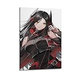 DKWNNZMW Arknights Ines - Póster decorativo del juego de pintura en lienzo para pared e imagen artística moderna para decoración de dormitorio familiar, 16 x 24 pulgadas (40 x 60 cm)