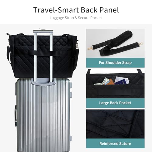 Bolso Tote para Mujeres con Compartimento para Laptop de 15.6 pulg miniatura 6