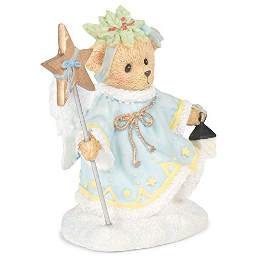 Roman Cherished Teddies Angela Snow Angel Bear Figurine #TOP14
