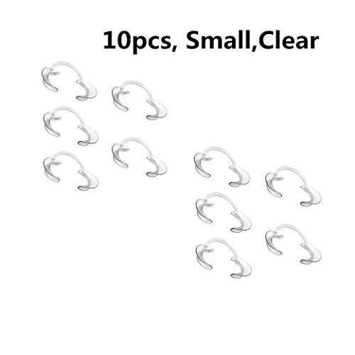 10 Dental Cheek Retractor Small Clear Game C Kids Teeth Extra Mouthpieces Mouth Opener #TOP2