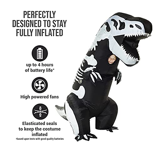 Disfraz Inflable Dinosaurio para Niños miniatura 2