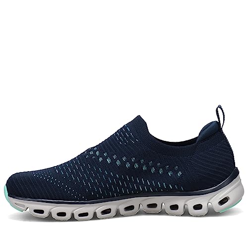 Skechers Skechers Women's Athleisure Sneaker, Navy/Light Blue,9.5 M US