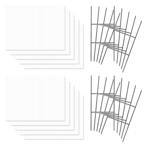 Yard Sign Stake Bundle (10 Pack)- Corrugated Plastic Sheets 18