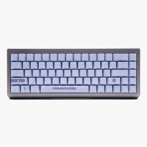 Image of Higround Summit 2.0 Slate 65% Mechanical USB Wired Gaming Keyboard, Dreamland Linear Switches, Programable RGB, Hot-Swappable, Deep Thock Creamy Sounding PC Keyboard