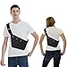 KUTQI Sling Bag Anti-Theft Crossbody Bag for Women Men Sling Backpack Multipurpose Travel Essentialsfor Outdoors Traveling Hiking(Black)