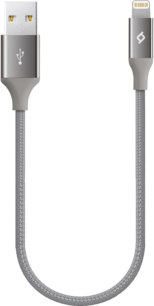 Ttec AlumiCable Mini 30cm Lightning Şarj Kablosu- Uzay Grisi (2DK28UG)