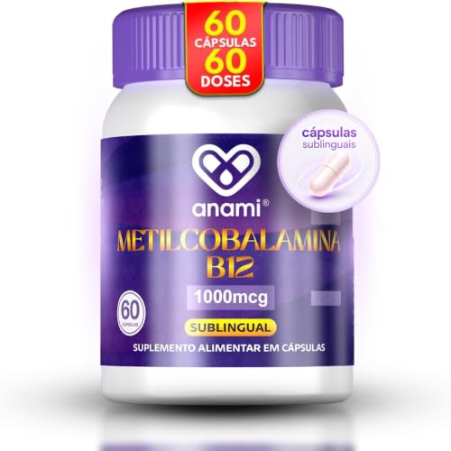 Metilcobalamina B12 1000mcg Turbinado B6+b9 60cps Sublingual