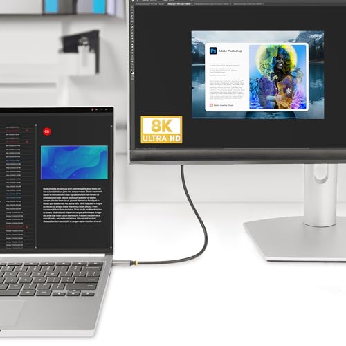 Image of StarTech 10ft USB-C to HDMI 2.1 Cable, 8K 60Hz or 4K 144Hz, HDR10, USB4