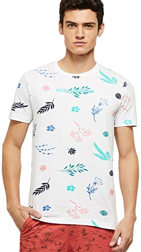 Image of Max Men's Solid Regular Fit Tshirt