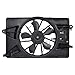 TRQ Radiator Cooling Fan Assembly Compatible with 2013-2016 Dodge Dart 2014-2018 Jeep Cherokee