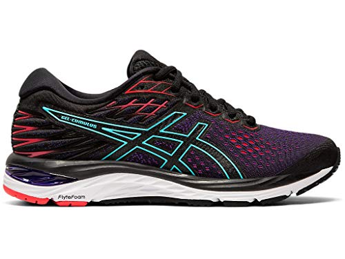 ASICS Women's Gel-Cumulus 21 Running Shoes, 8M, Black/Laser Pink