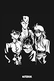  Yu Yu Hakusho Notebook: Diary, Matte Finish Cover, Planner, Journal, 6x9 120 Pages, Lined College Ruled Paper