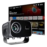 Mini Projetor Portatil Hdmi 5G Android 11 12000 Lumens 4K 180° Correçao Automatica Cinema Portatil | Casa Escola e Uso Externo