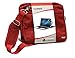 Navitech's Ruby Red Rouge Sleek Genuine Premium Water Resistant Shock Absorbent Proof Laptop/Netbook/Notebook/Ult... Carry Case Briefcase Attaché Bag Specifically Compatible With The SONY VAIO VPCYB3V1E. 33% OFF!