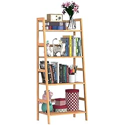 Estanteria Escalera Lidl HOMCOM Estantería de Bambú 4 Niveles Estantería Escalera de Baño Librería Organizador Zapatero 48x30x119cm