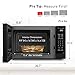 Panasonic NN-SN65KB Microwave Oven with Inverter Technology 1200W, 1.2 cu.ft. Small Genius Sensor One-Touch Cooking, Popcorn Button, Turbo Defrost-NN-SN65KB (Black)