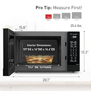 Panasonic nn sn65kb microwave oven with inverter technology 1200w 12 cuft small genius sensor one touch cooking popcorn button turbo defrost nn sn65kb black  urban country home decor