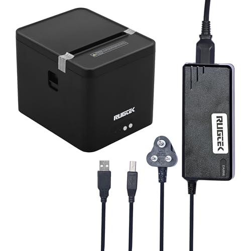 Image of Rugtek Rp 82 Compact UE Thermal Receipt Printer (USB+Enthernet)