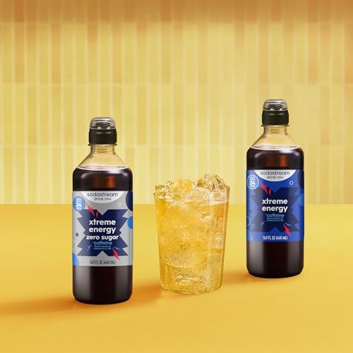 Image of Sodastream Classic Zero Xtreme Energy New Pour Bottle, 14.9 FL Oz Pack of 4