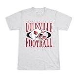 Homefield Louisville Officially Licensed Football T-Shirt | XL Ash