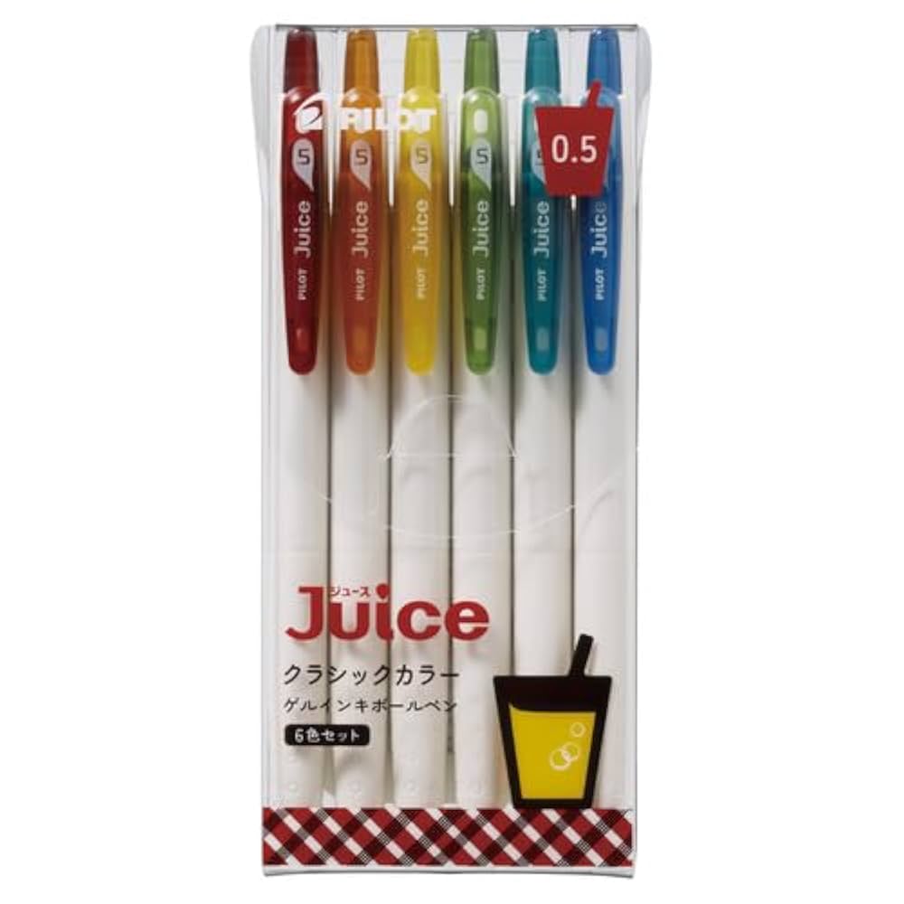 PILOT ボールペン　未使用　美品　文房具 Amazon | PILOT ボールペン ゲルBPジュース05 6CC LJU156CC