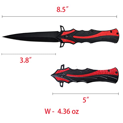 Labstandard Pocket Folding Knife With 3.8”Stainless Steel Blade And Aluminum Handle-Liner-Lock. #TOP1