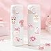 Alynta 200Pcs Pink Aesthetic Stickers - Cute Vinyl Water Bottles Sticker Pack Waterproof Scrapbooking Sticker Cute Bow Stickers for Laptop Scrapbook Journal Planner Notebook Luggage