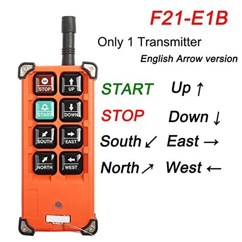 Télécommande de grue F21-E1B commande sans fil pour grue industrielle UHF 868Mhz AC 220V