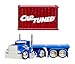 CarTuned™ Rig$ Container Case- Sneaky Pete, Blue and Red DieCast Truck, Style 3