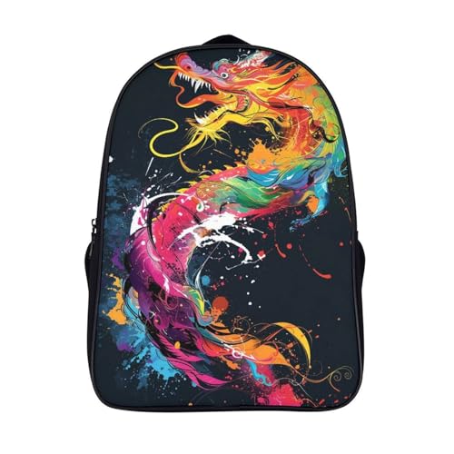 Sac à dos dragon école primaire pour ranger les cahiers et le repas de midi