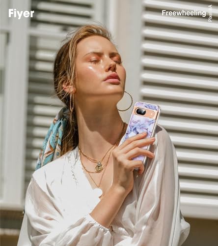 Coque silicone souple Google Pixel 8A 5G marbre anti-chocs - 4