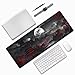 Extended Gaming Mouse Pad, Large Desk Mat XL Anime Mouse Pad Waterproof with Stitched Edges, Non-Slip Desktop Pad for Home and Office, Level Up Your 31.5x11.8 Inch (Night Lake)